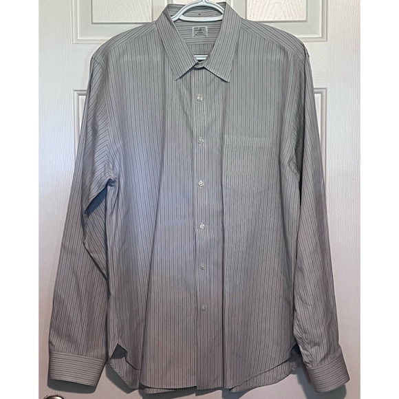 J. Crew Men's Shrunk Finish Antique Shirtings Sewn for J. Crew Size 16 1/2 - Picture 1 of 5